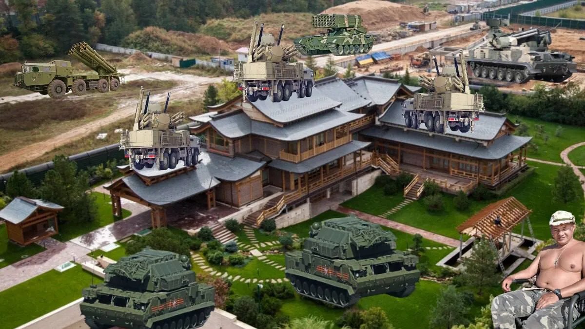 Резиденція путіна під надійним захистом