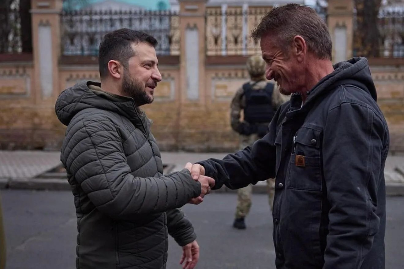 Володимир Зеленський та Шон Пенн