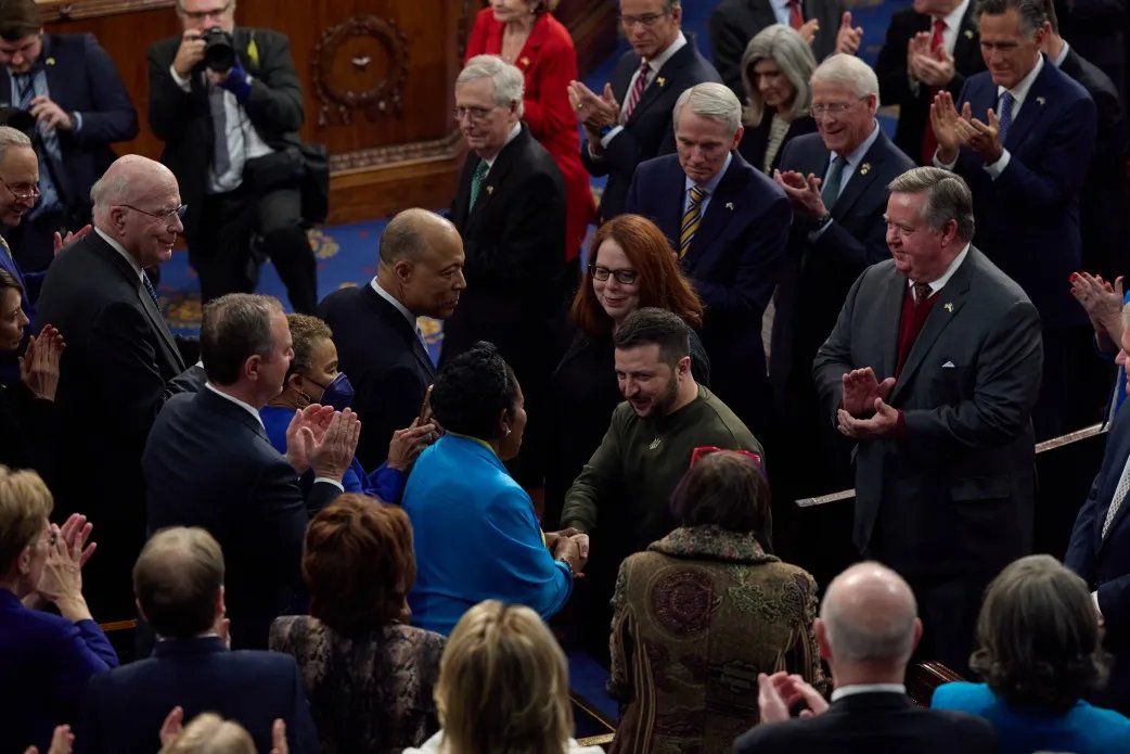 Главу державу вітають перед виступом в Конгресі