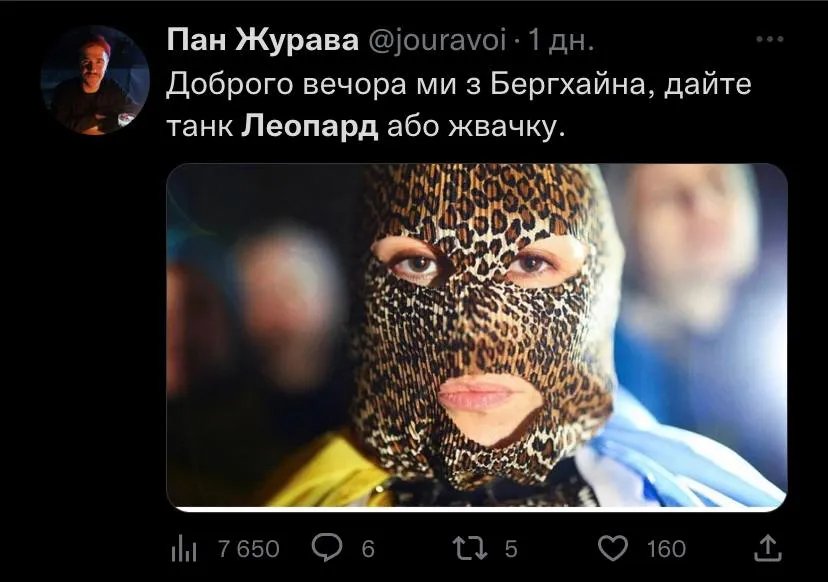 Леопардова іронія: мережу заполонили меми щодо вагання Німеччини надати Україні танки Leopards 11