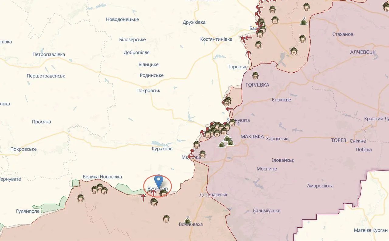 Карта боїв