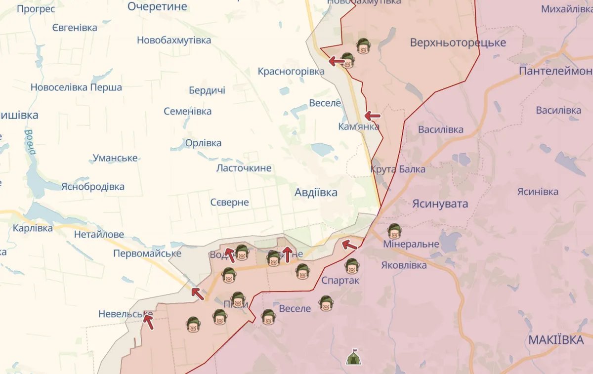 Карта DeepState Мапа DeepState