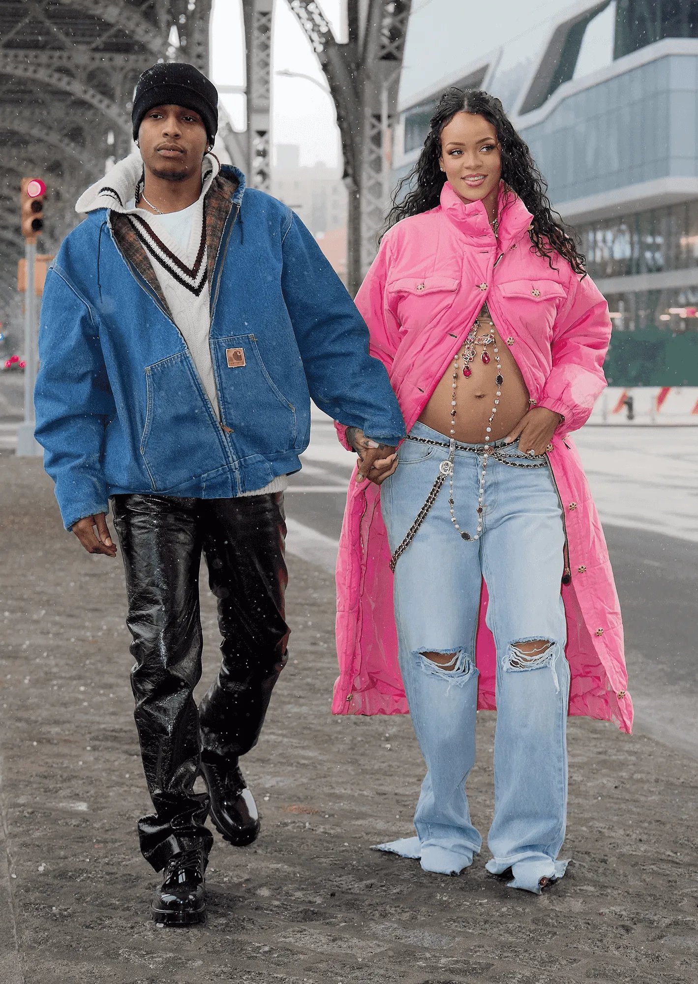 ASAP Rocky та Ріанна під час першої вагітності