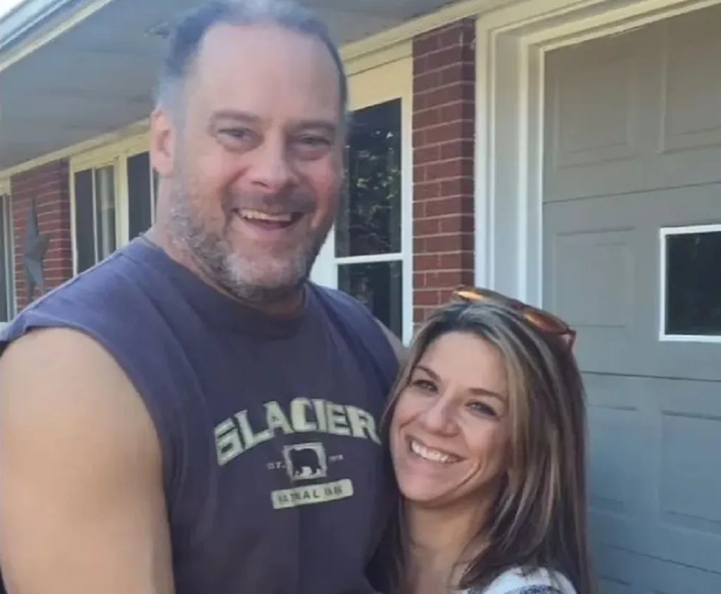 Патрік Стоун з дружиною Ташею