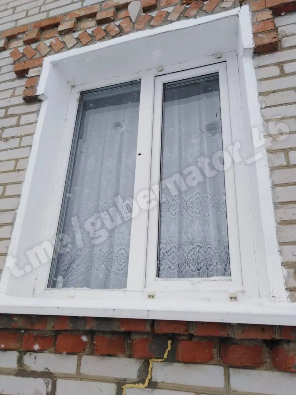 Фото "наслідків обстрілу" від губернатора Курської області