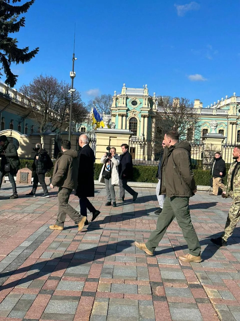 Зеленський і Байден в рамках візиту 20 лютого