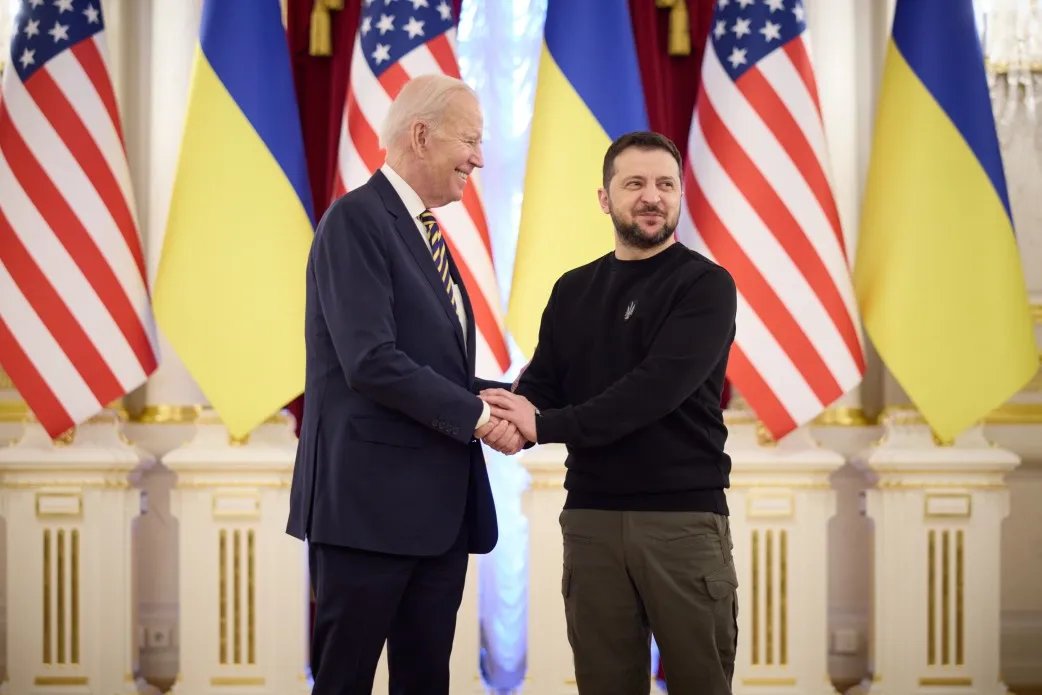 Байден та Зеленський під час зустрічі