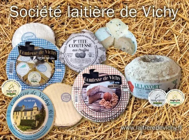 Продукція компанії Societe Laitiere De Vichy