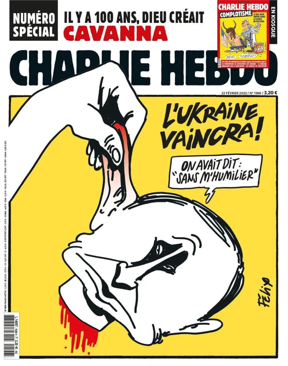 Відрізали голову путіну: Charlie Hebdo показав обкладинку свіжого журналу 1