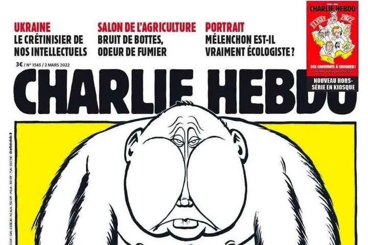 Відрізали голову путіну: Charlie Hebdo показав обкладинку свіжого журналу 2