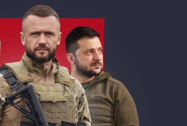 Зеленський поруч з тим самим "двійником"