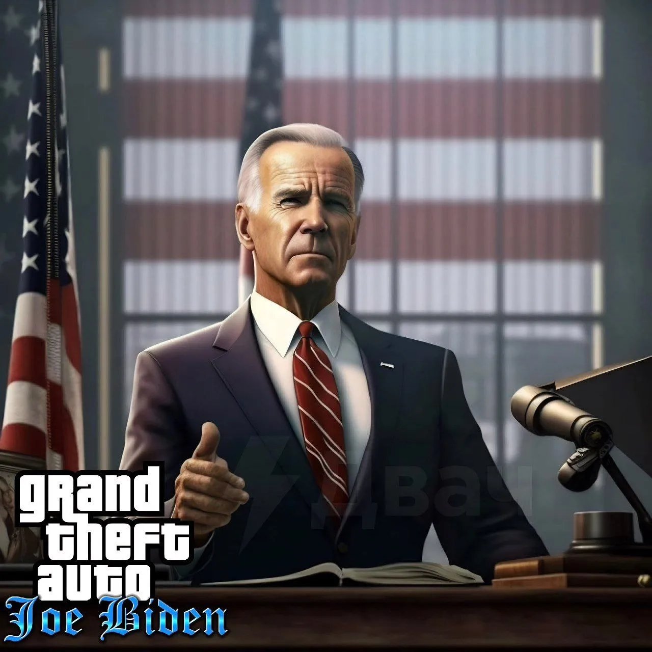Нейромережа Midjourney показала, як би виглядали  світові лідери в GTA 2