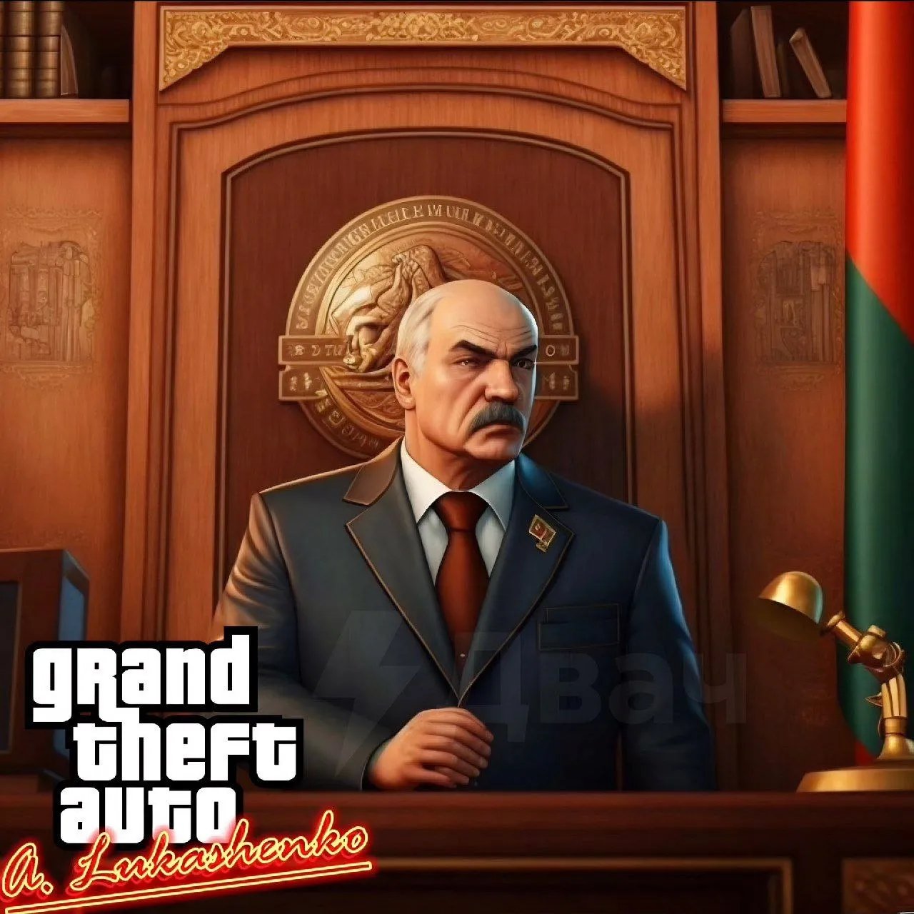 Нейромережа Midjourney показала, як би виглядали  світові лідери в GTA 4