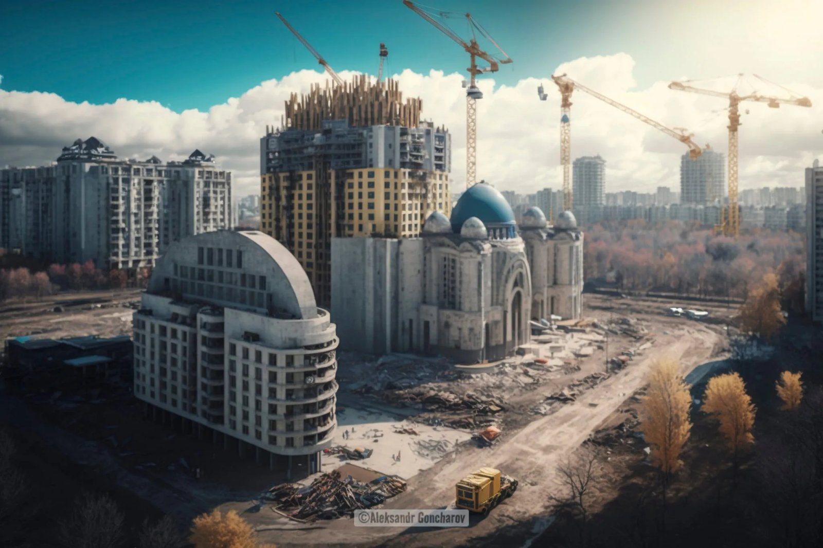 Нова забудова Києва