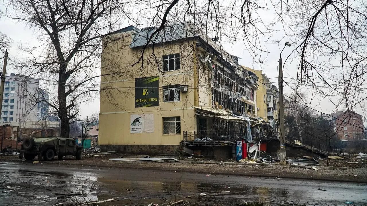 Лицо «русского мира» без прикрас: фото Бахмута от аэроразведки «Фалькон» 6