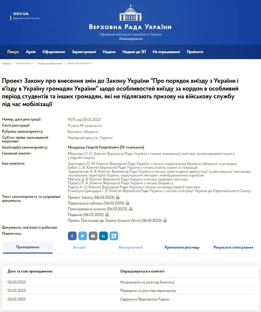 В Украине предлагается частично открыть границы для выезда мужчин. Детали законопроектов 1