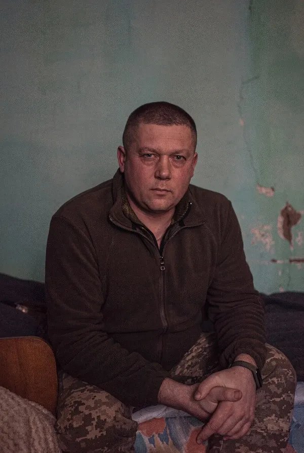 Командир батальйону 46-ї окремої аеромобільної бригади Анатолій ("Купол"), фото: Alice Martins for The Washington Post