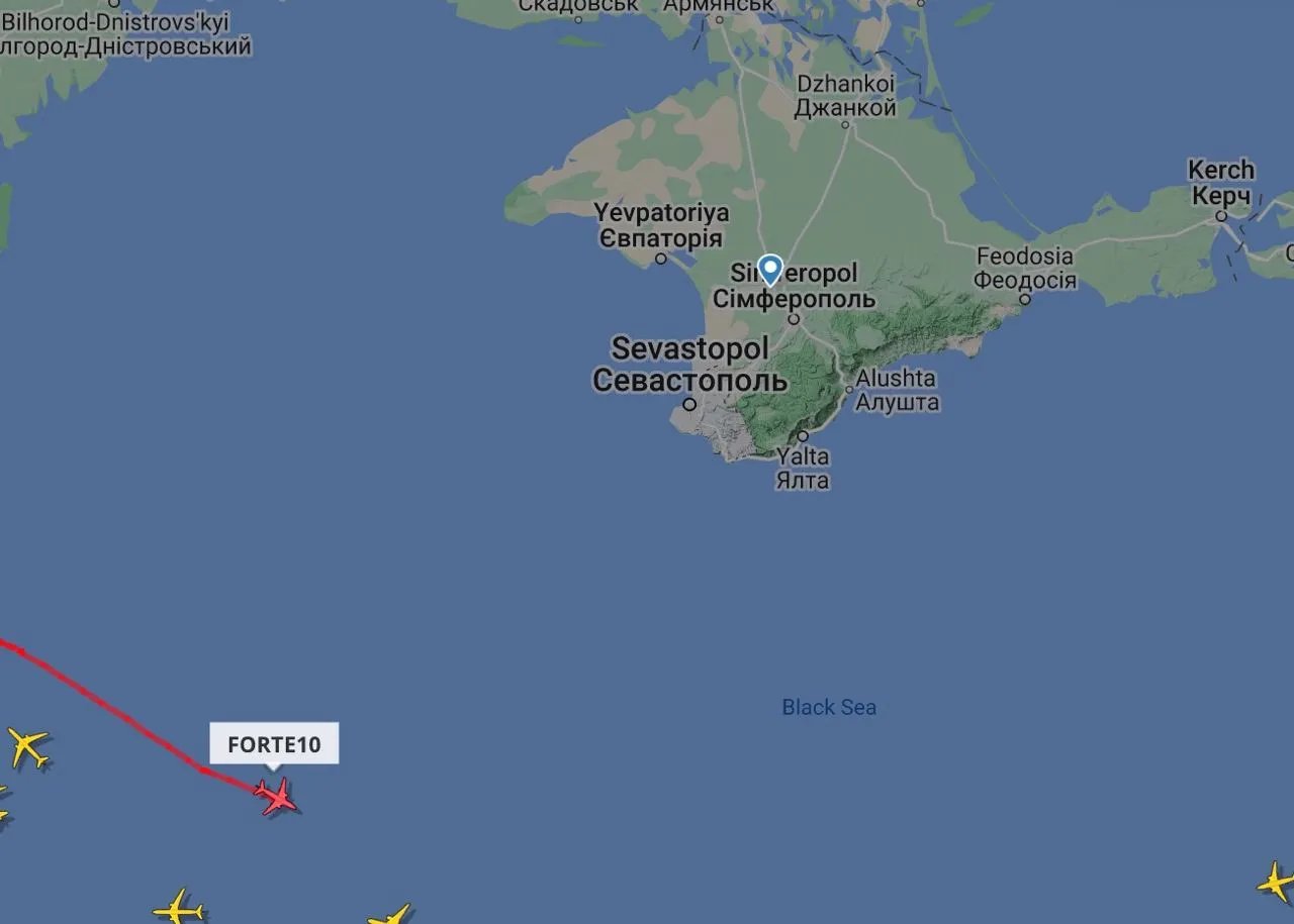 США запустили ще один безпілотник у напрямку Чорного моря 3