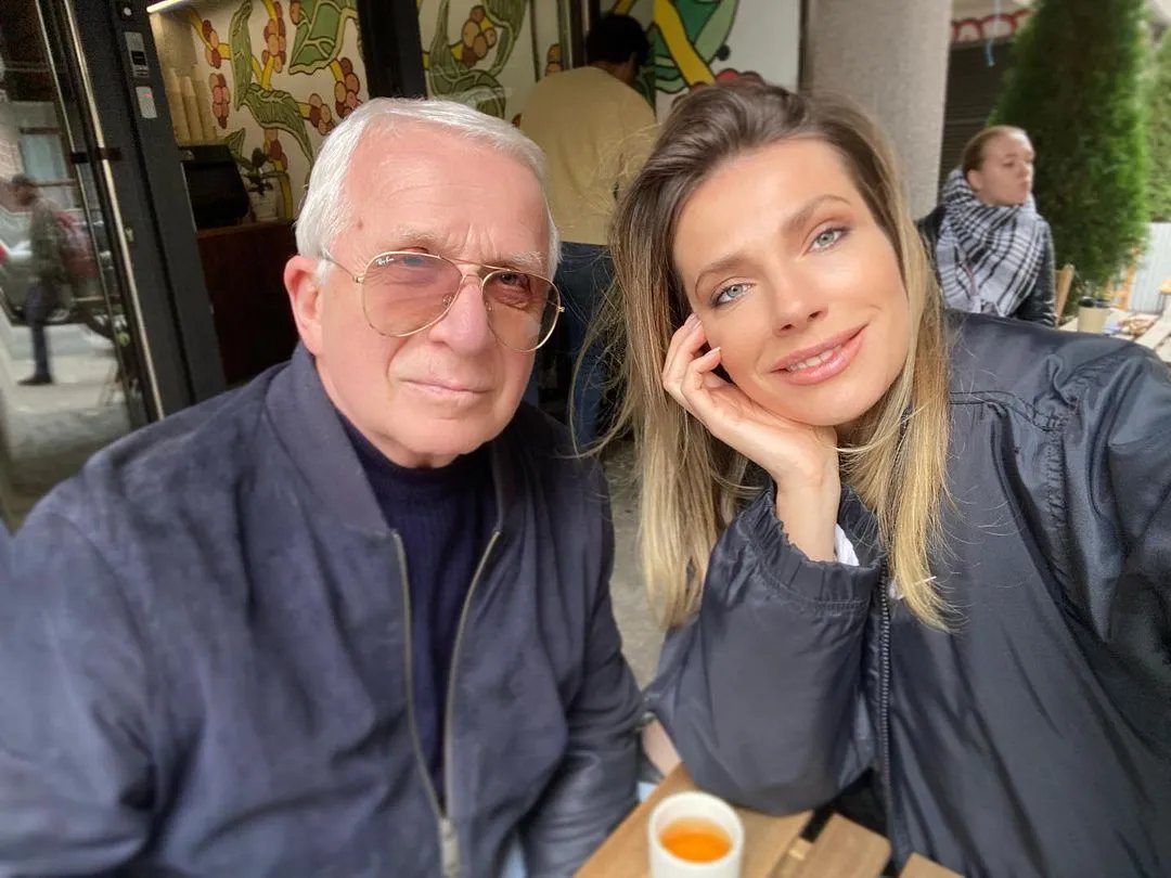 Евгений Паперный с дочерью Антониной