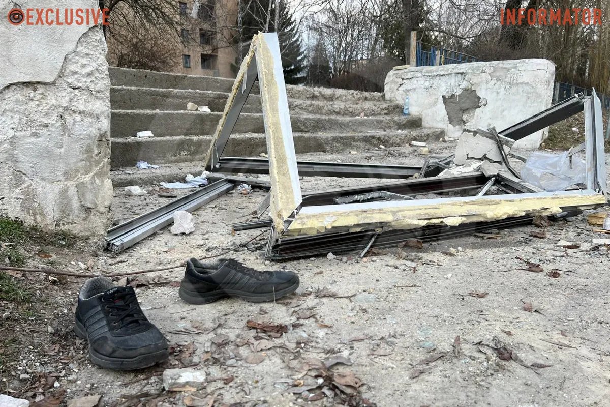 Наслідки нічної атаки російських дронів по Ржищіву Наслідки нічної атаки російських дронів по Ржищіву