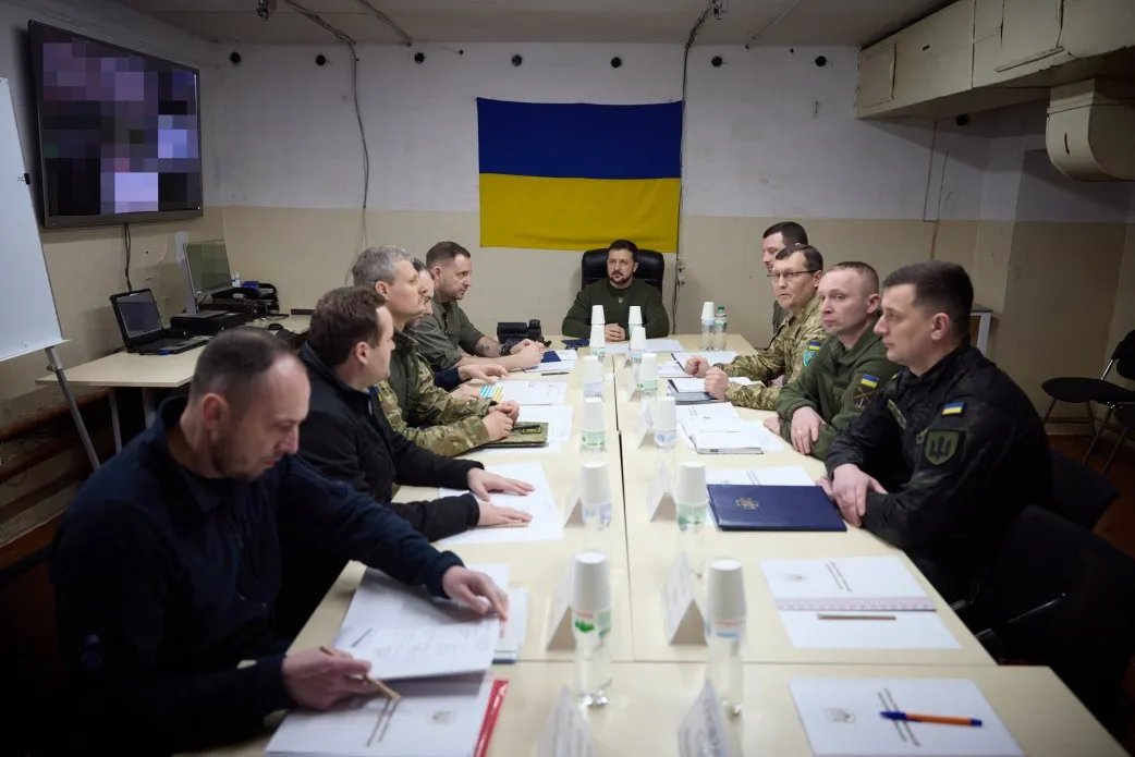 Зеленський провів нараду щодо ситуації на Херсонщині