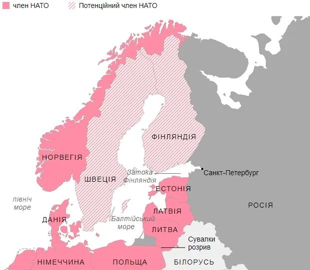 НАТО оточує росію НАТО оточує росію