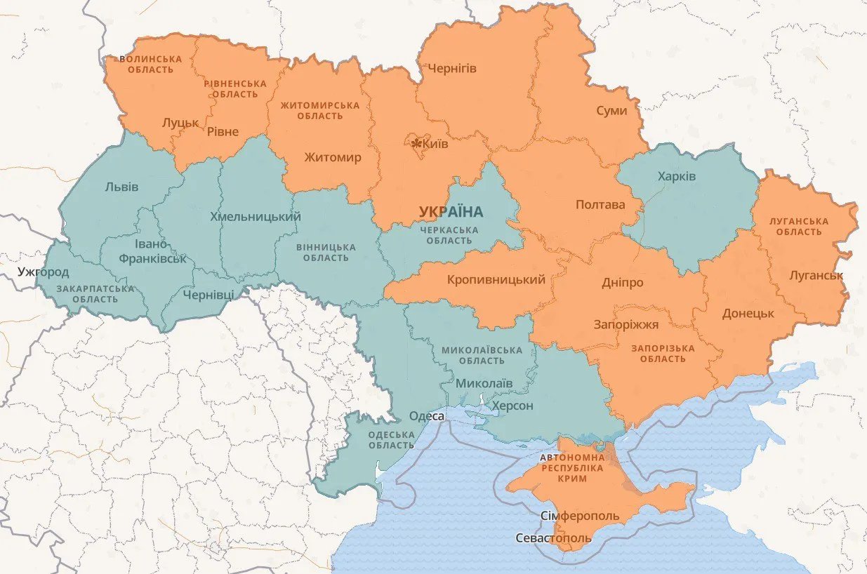 Повітряна тривога 28 березня о 23:40