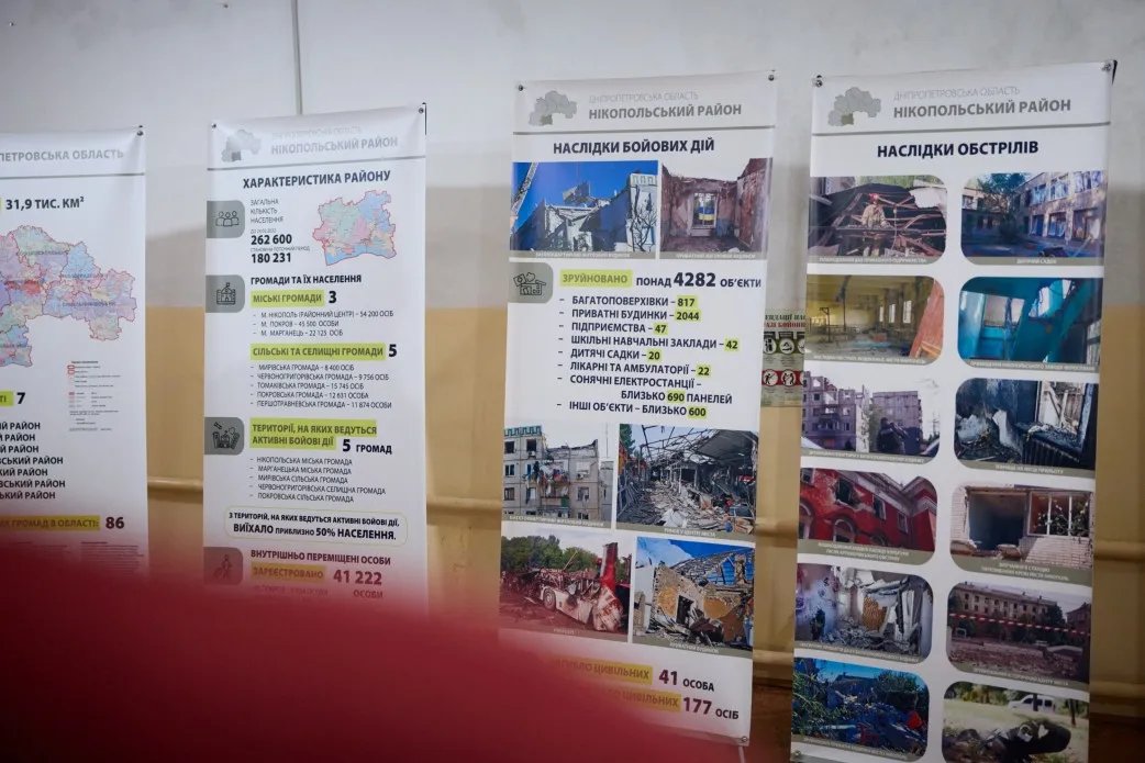 Наслідки обстрілів Нікопольського району