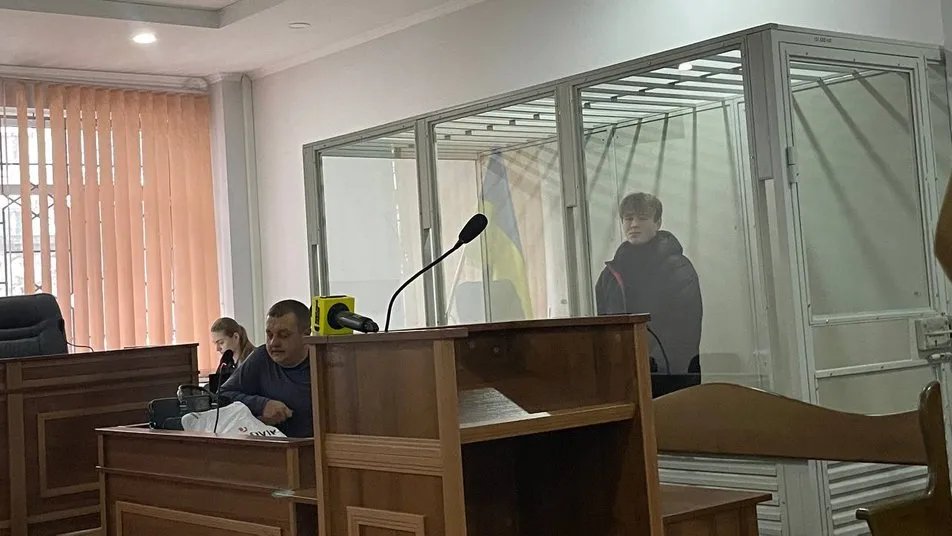 Ярослав Домбровський в суді 28 березня Ярослав Домбровський в суді 28 березня