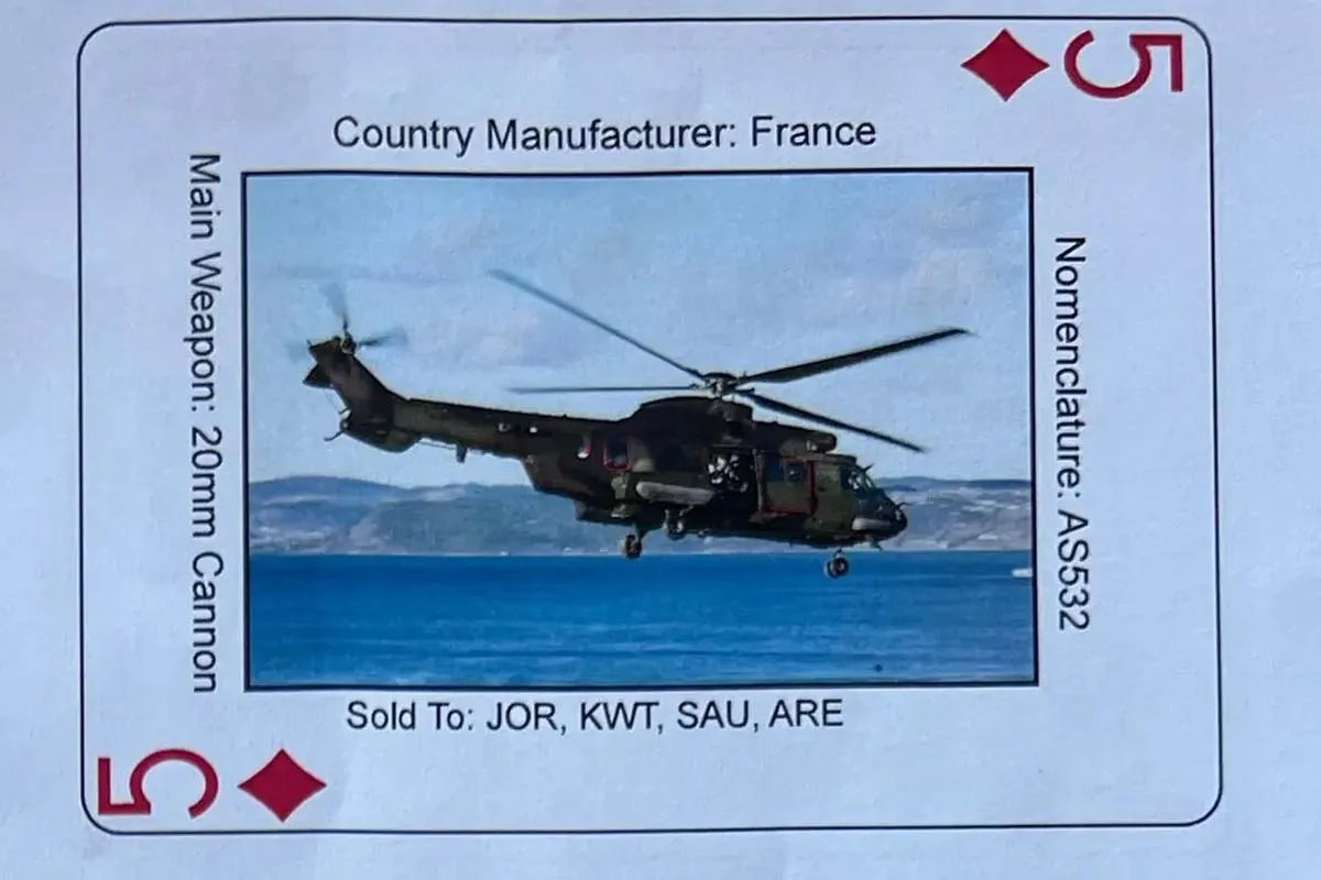 Для ЗСУ з любов’ю: Пентагон підготував гральні карти зі зброєю Альянсу 5