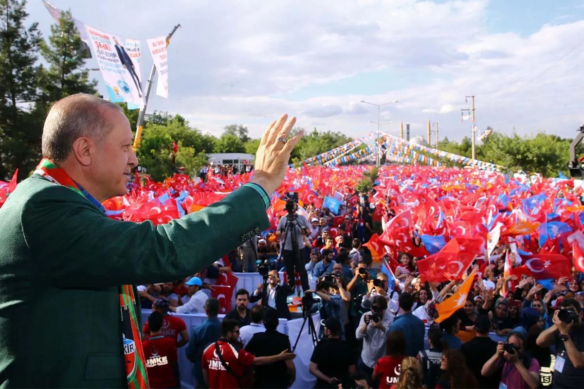 Ердоган на мітингу Ердоган на мітингу