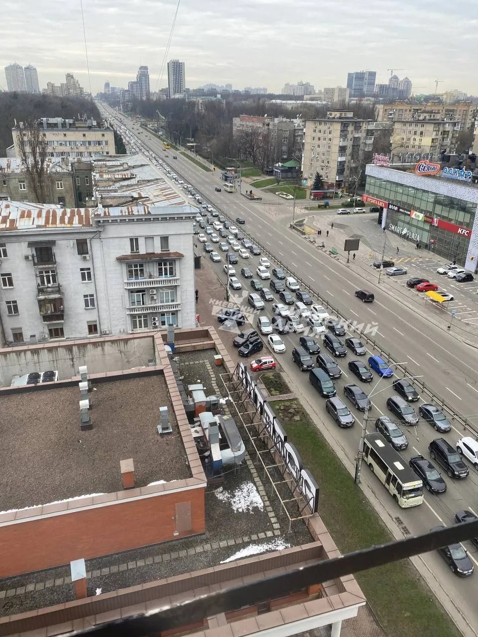 Затори у Києві зранку 31 березня