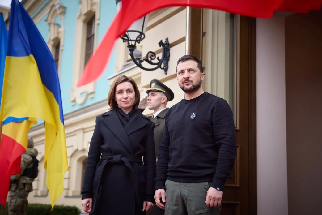 Зеленський і Санду обговорили трибунал для путіна і транспортне сполучення між Україною та Молдовою 1
