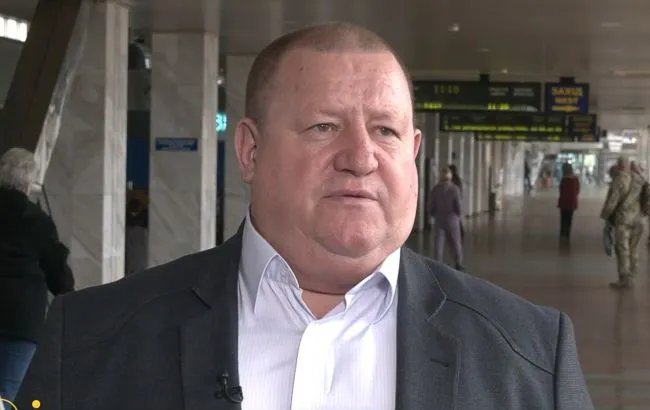Начальник вокзала "Киев-Пассажирский" Петр Стецюк