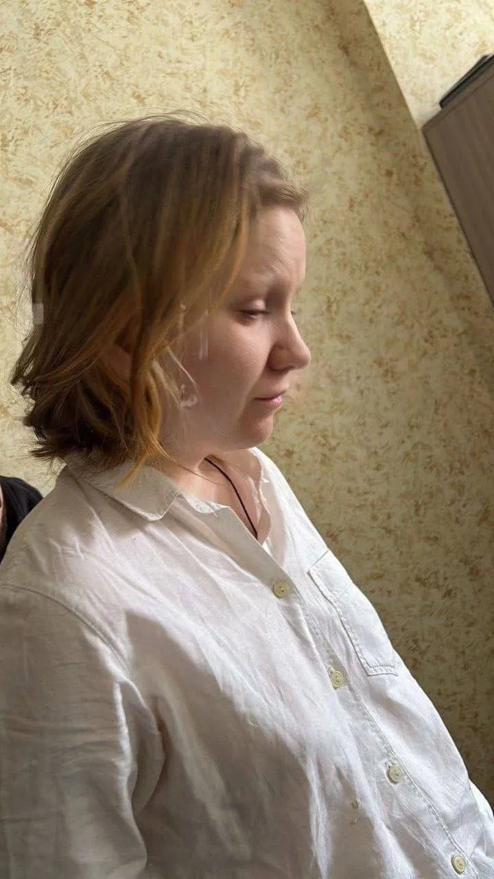 Дарʼя Трепова після затримання