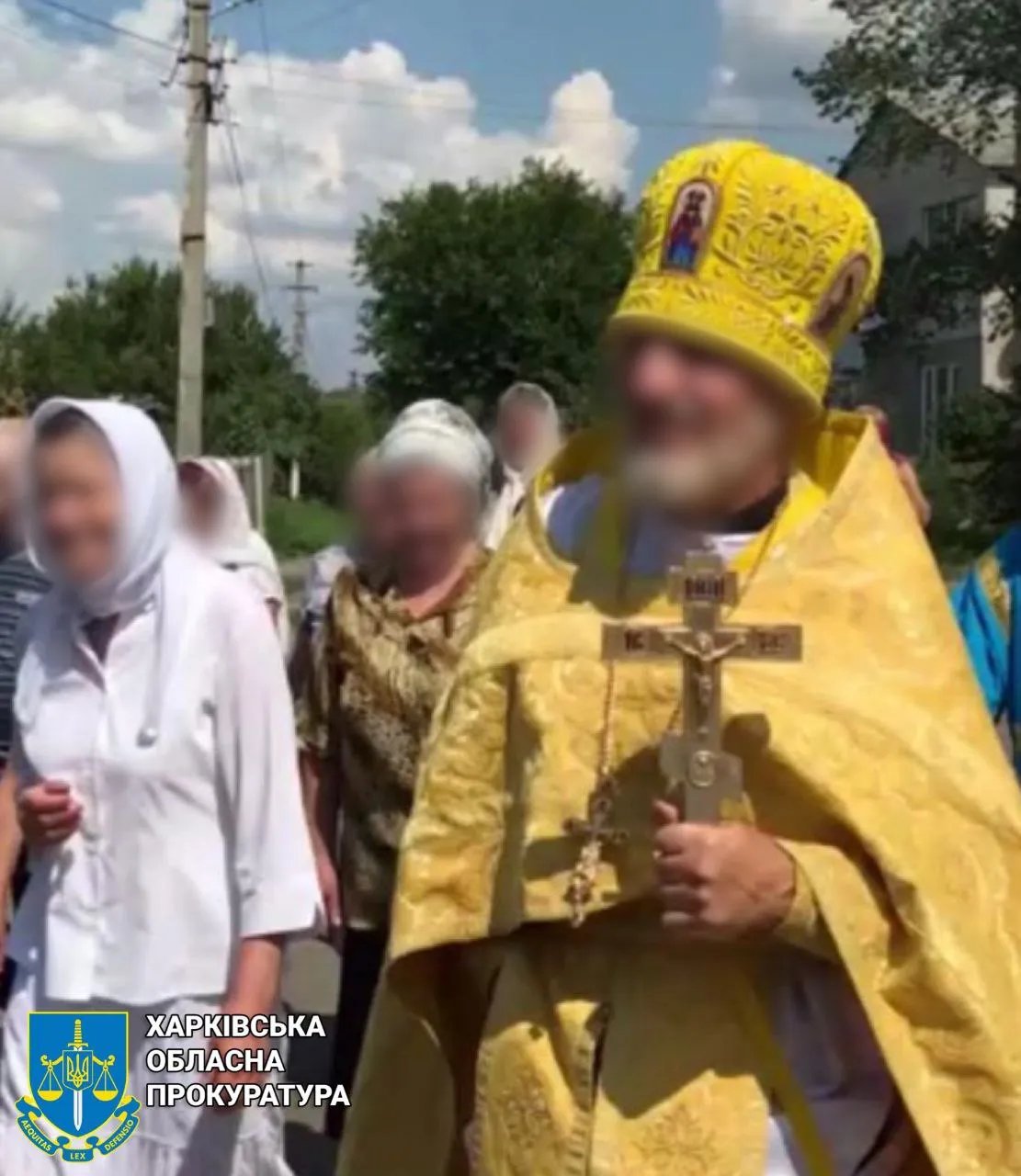 Та сама церковна хода, під час якої Свірідов благословляв окупантів та їхню техніку, а процесію наказав зняти на відео