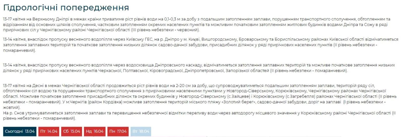Паводок на Київщині: які села вже "пливуть", а які - під загрозою 2