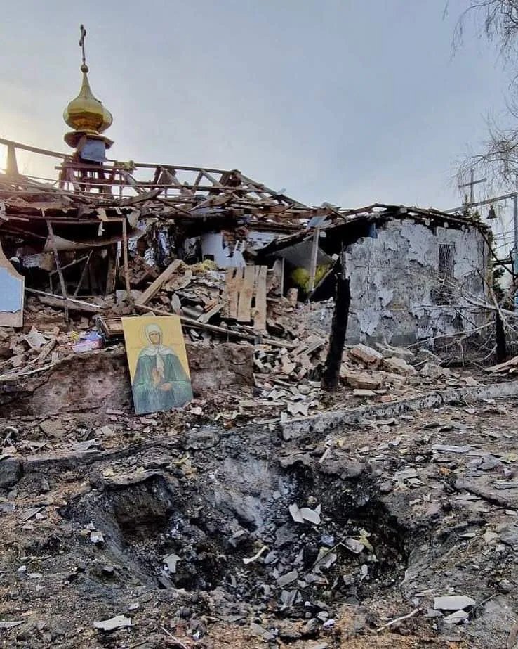 Росіяни зруйнували цервку у Великодню ніч