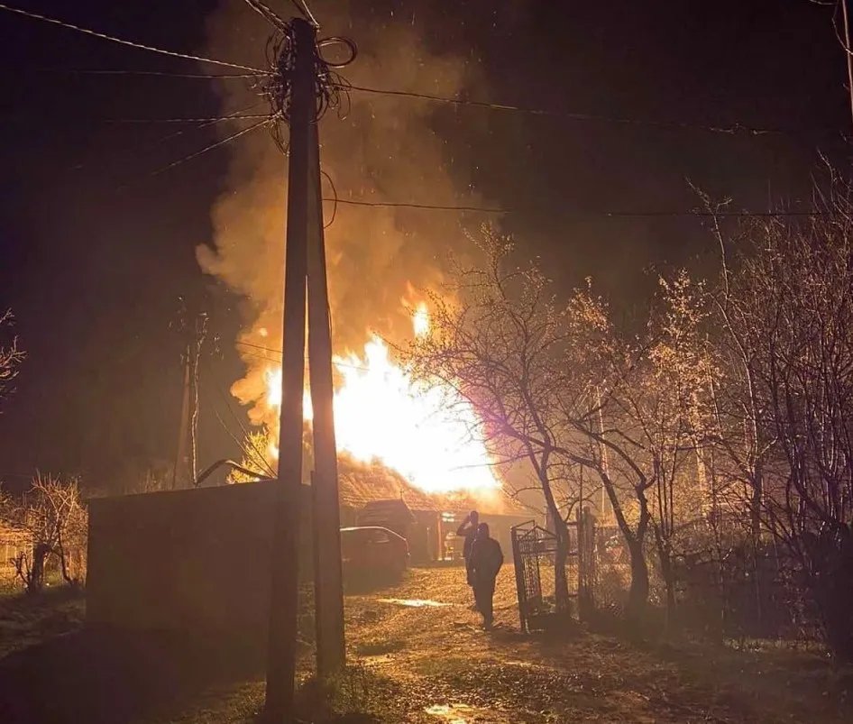 пожежа в бериславі