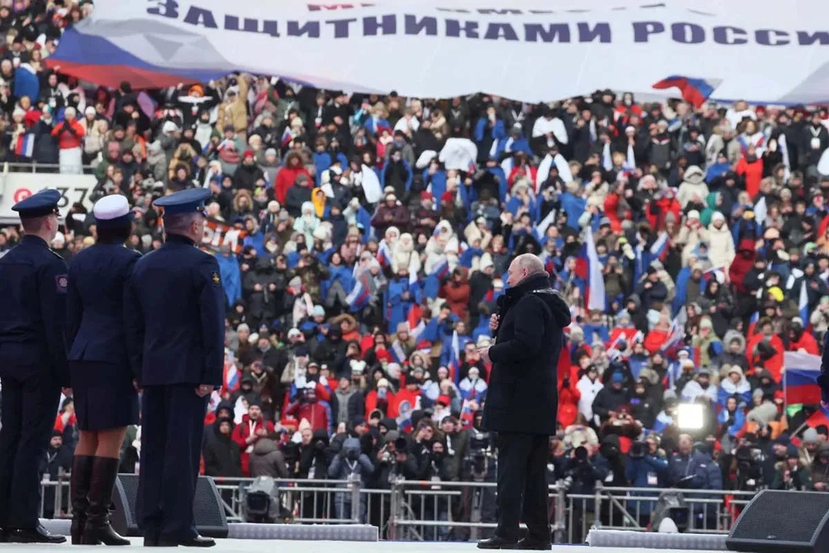 Путін в Лужниках Путін в Лужниках