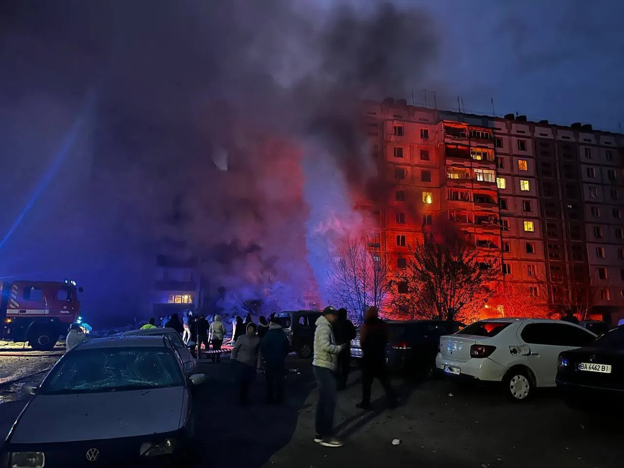 Наслідки ворожої атаки по Умані