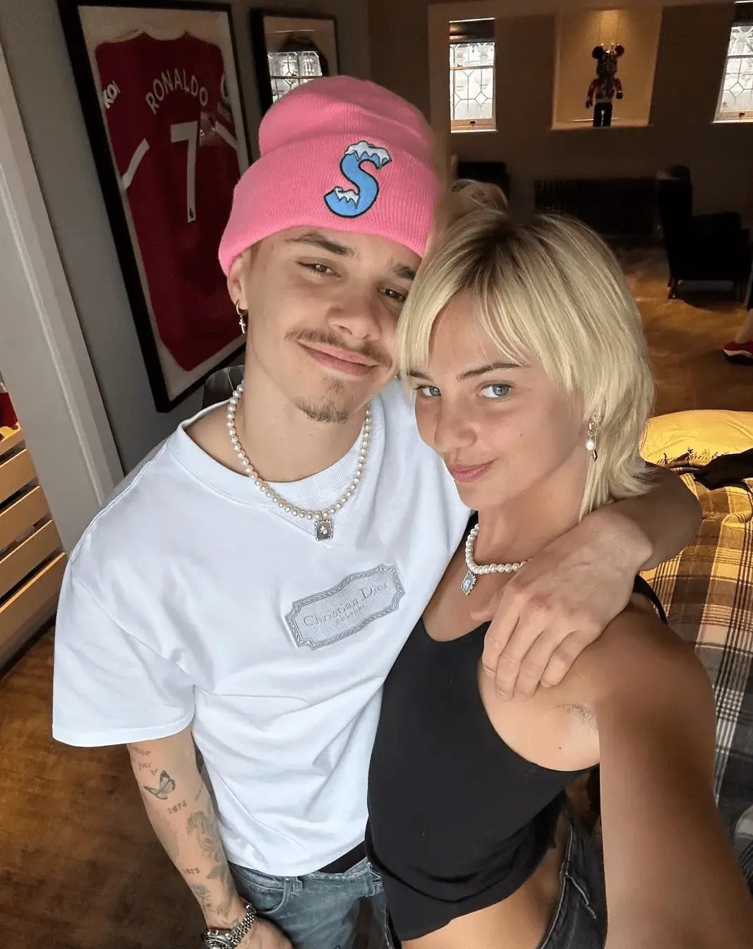 Ромео Бэкхэм та Миа Риган