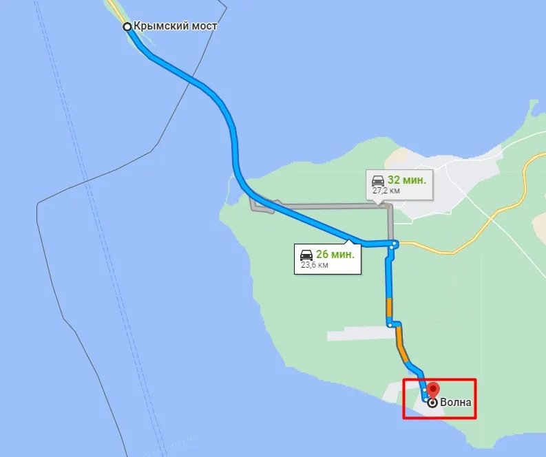 Поселок Волна, где произошел хлопок, находится недалеко от Крымского моста.