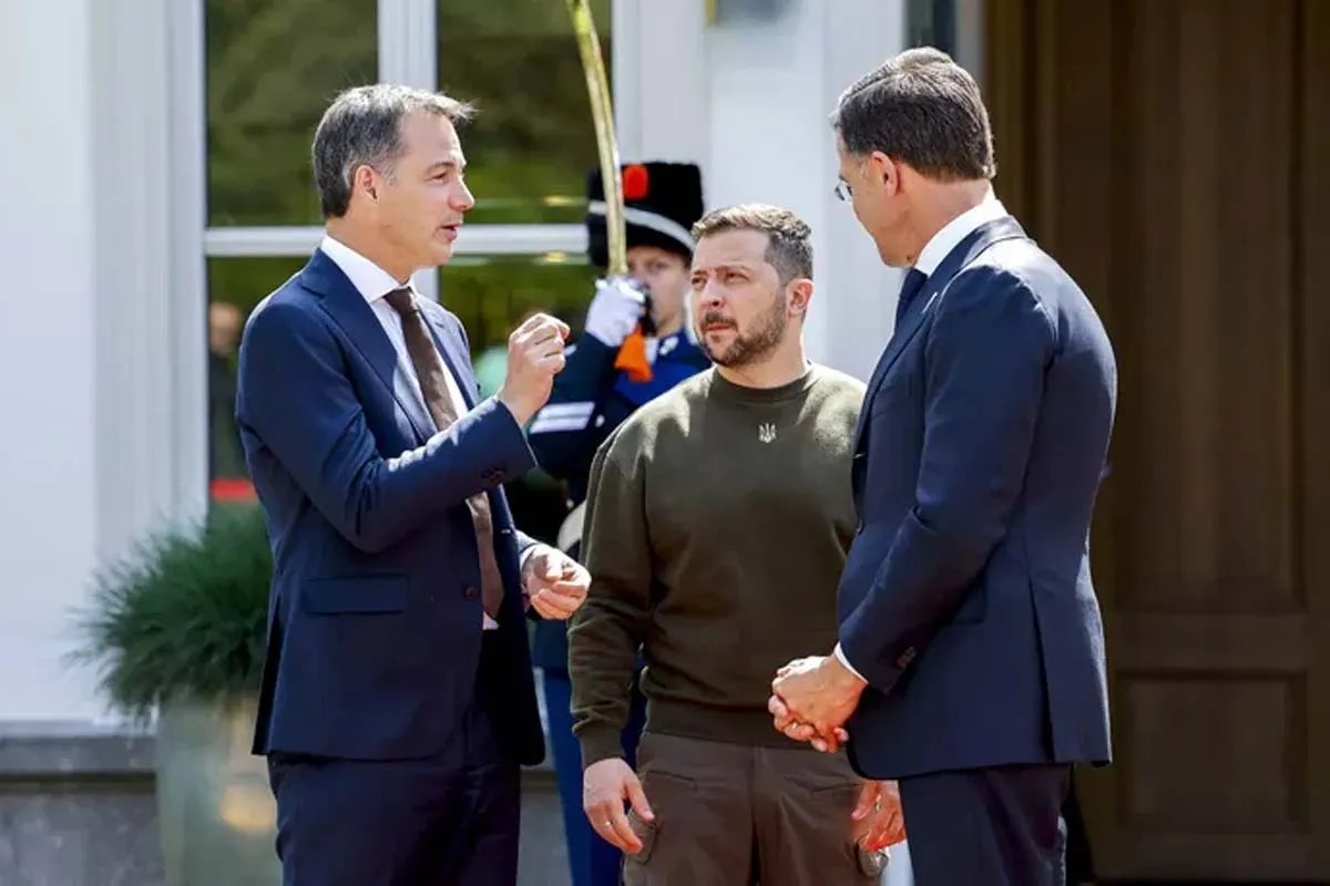 Зеленський з прем'єрами Зеленський з прем'єрами