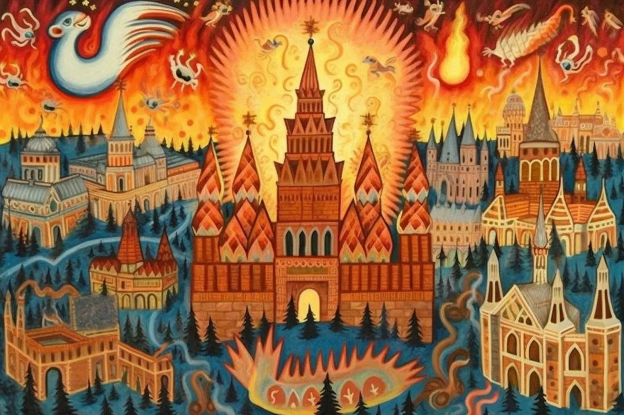 Картина української художниці Марії Примаченко