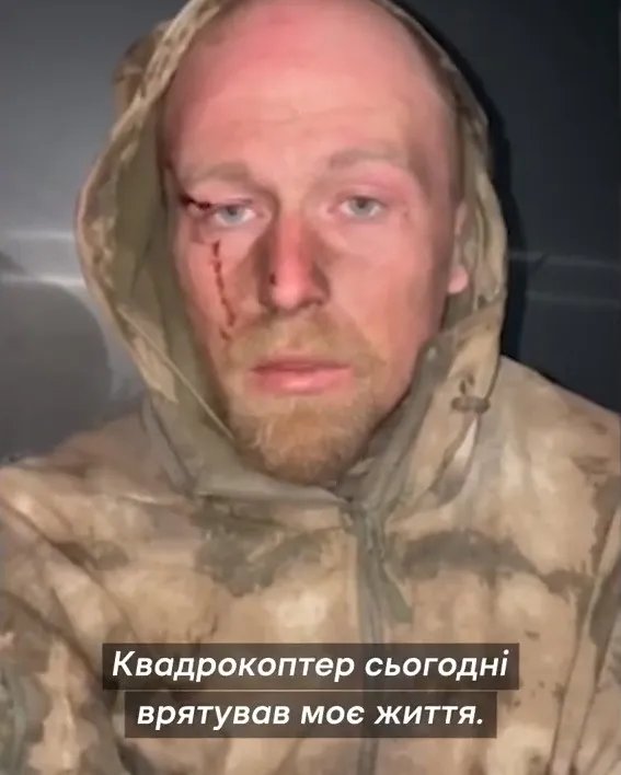 Завдяки українському дрону російський окупант зберіг своє нікчемне життя Завдяки українському дрону російський окупант зберіг своє нікчемне життя