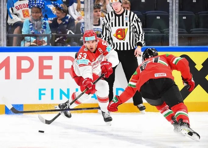 Венгрия - Дания (Фото: IIHF)