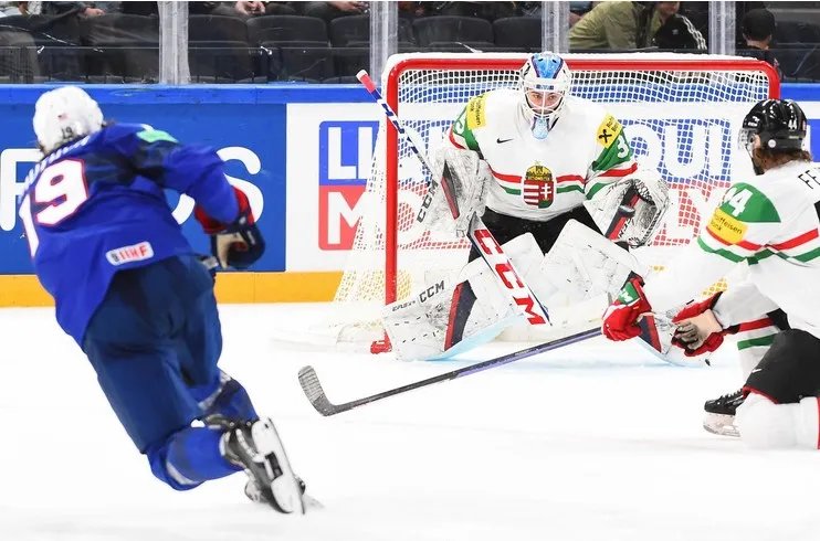 США - Угорщина (Фото: IIHF)