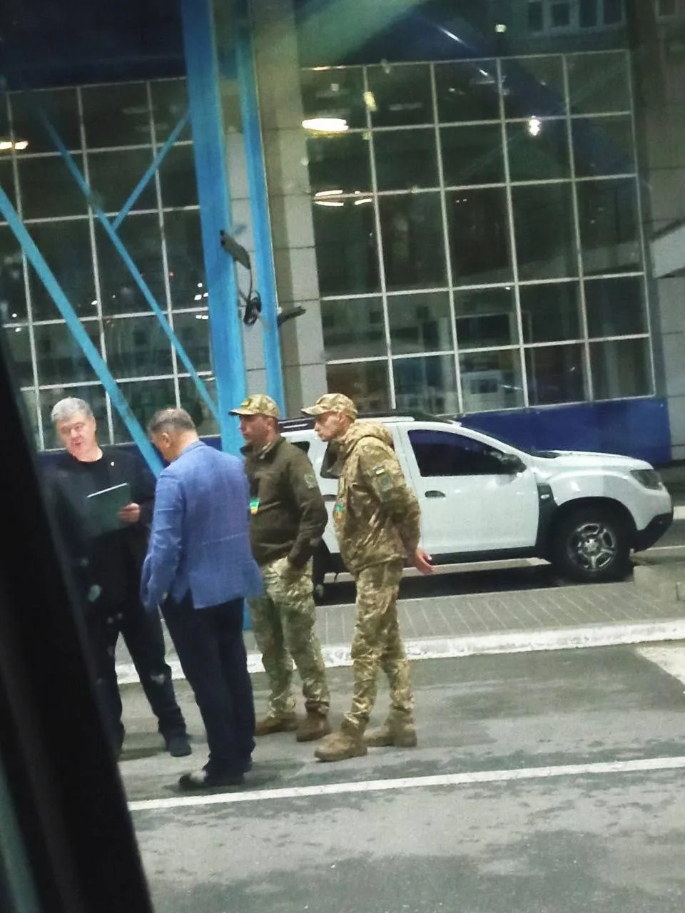 Порошенко на границе Порошенко на границе