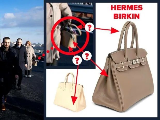 СМИ заметили разницу между сумкой Шуляк и аксессуаром Hermes Birkin